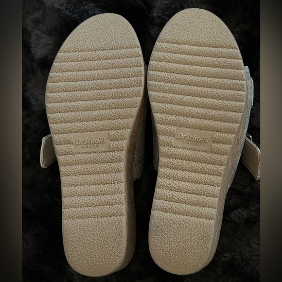 Dr. Scholl's Light Gold Wedge Sandals - Picture 6 of 6